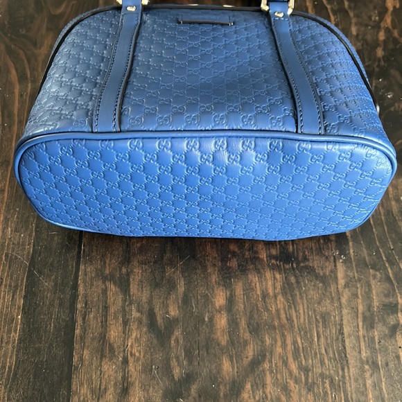 NEW Gucci Satchel Shoulder Strap Leather Purse Authentic - Picture 4 of 11